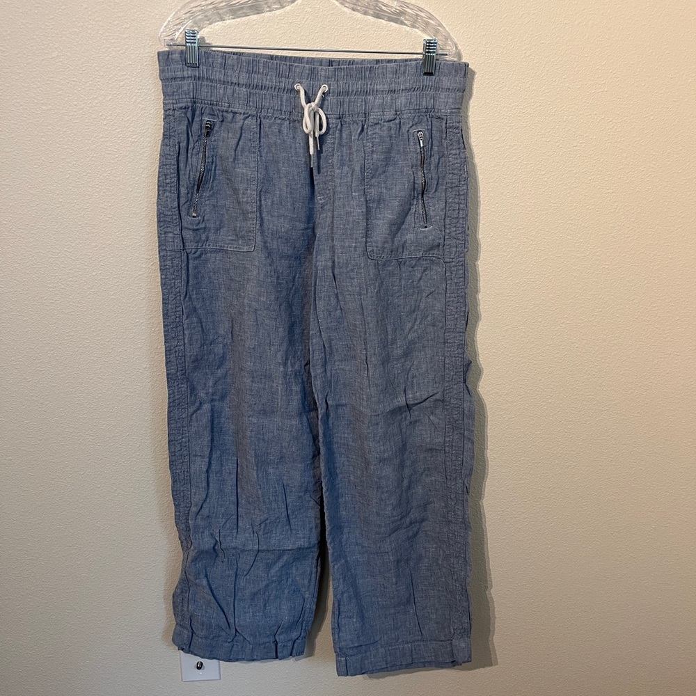 Athleta Linen Pull On Pants